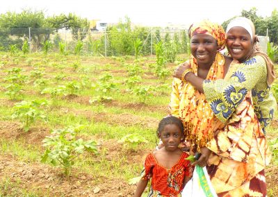 Mujeres africanas en la Huerta