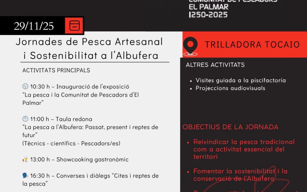 Jornada de pesca artesanal y sostenibilidad en L’Albufera
